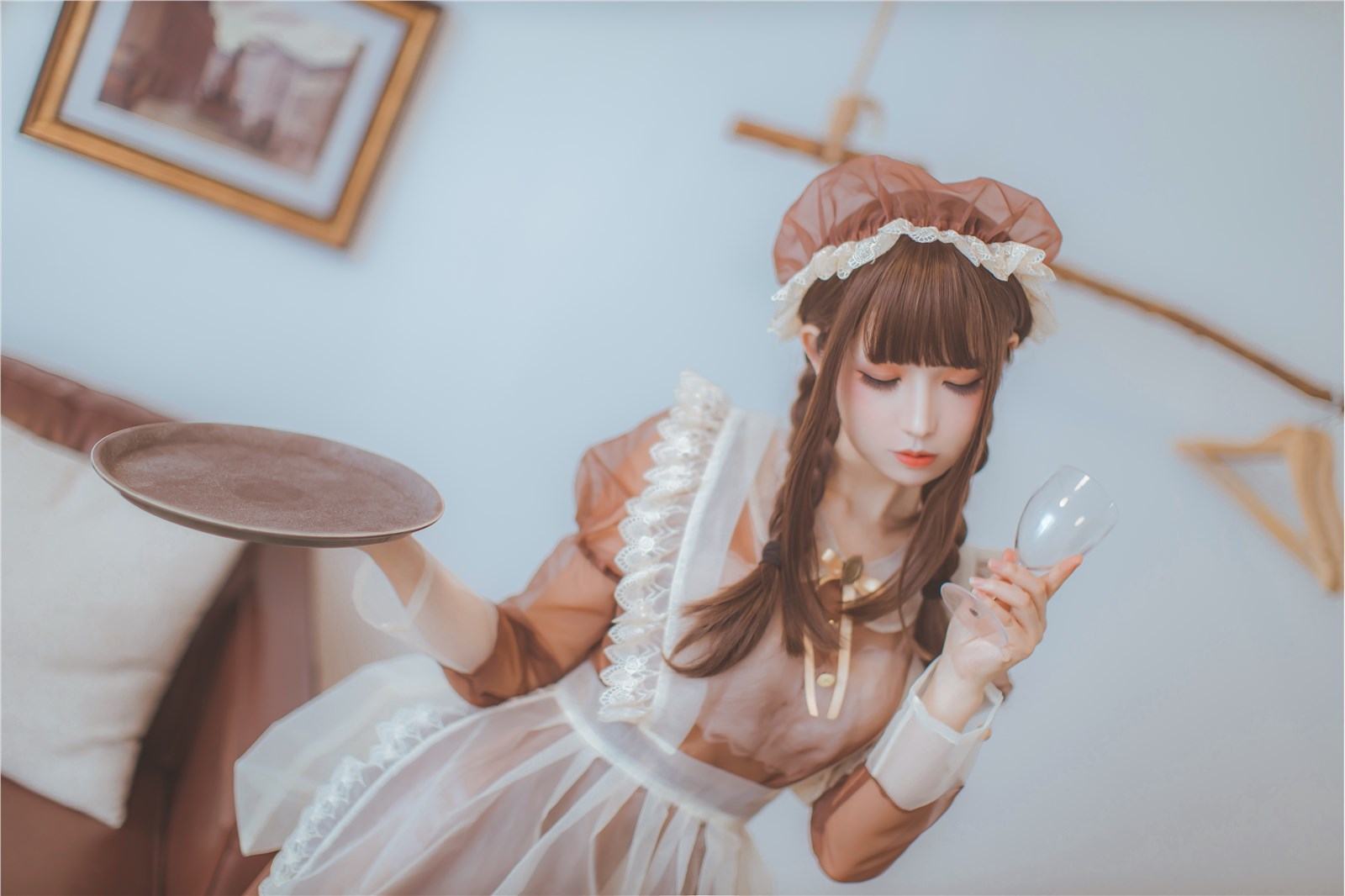 Coser Dress NO.005 Transparent maid(9)